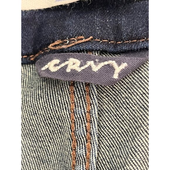 Free People Lace-Up Jeans With Back Pockets Dark Wash Denim Size 28‎ - Picture 8 of 9